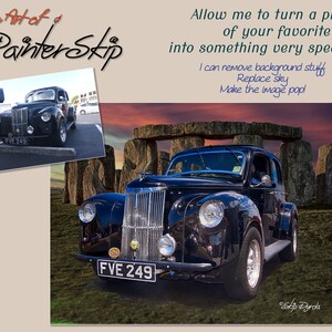 Custom car portrait from photo, Personalized car portrait, Car lovers gift, New car gift, Car sketch or painting, digital download or print.