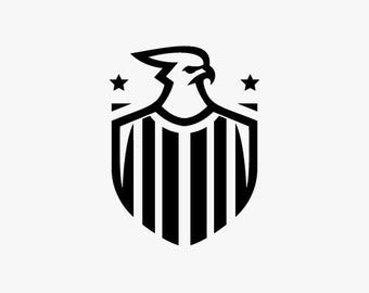 Logo esclusivo con scudo dell'aquila / Identità visiva di lusso predefinita (Copyright completo)