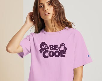 Maglietta corta da donna Champion / Grafica Be Dog & Penguin