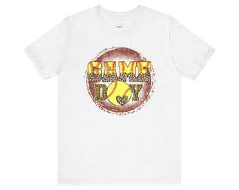 Camiseta del día del partido de sóftbol (clara)