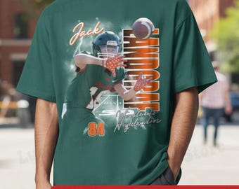 Custom Football Shirt, Personalized Player Shirt, Custom Player Football Shirt, Soft Style Football Shirt, Football Mom, High School