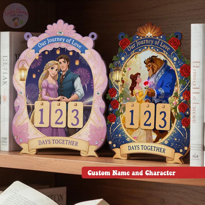 Custom Disney Nick Judy Love Counter Sign, Personalized Disneyland ...