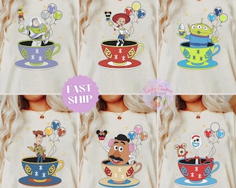 Disney Toy Story Shirt, Birthday Gift for Disney Fan, Disneyland Trip Family Shirt, Disney Pixar Shirt, Toy Story Characters Shirt