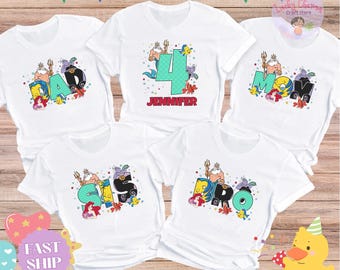 Custom Little Mermaid Birthday Shirt, Ariel Birthday Shirt, Disney Princess Shirt, Disney Princess Group Shirs, Family Matching Shirt