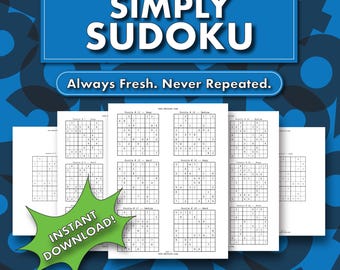 3,000+ Printable Puzzles: Easy, Medium & Hard Sudoku - Simply Sudoku
