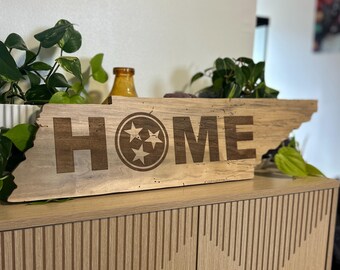 Tennessee HOME Sign | TN Pride Collection | State Pride