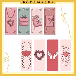 136 segnalibri per anniversario - Set stampabile con amore, matrimonio e nozze, ricordi romantici, etichette regalo per coppie, PDF digitale per feste e regali