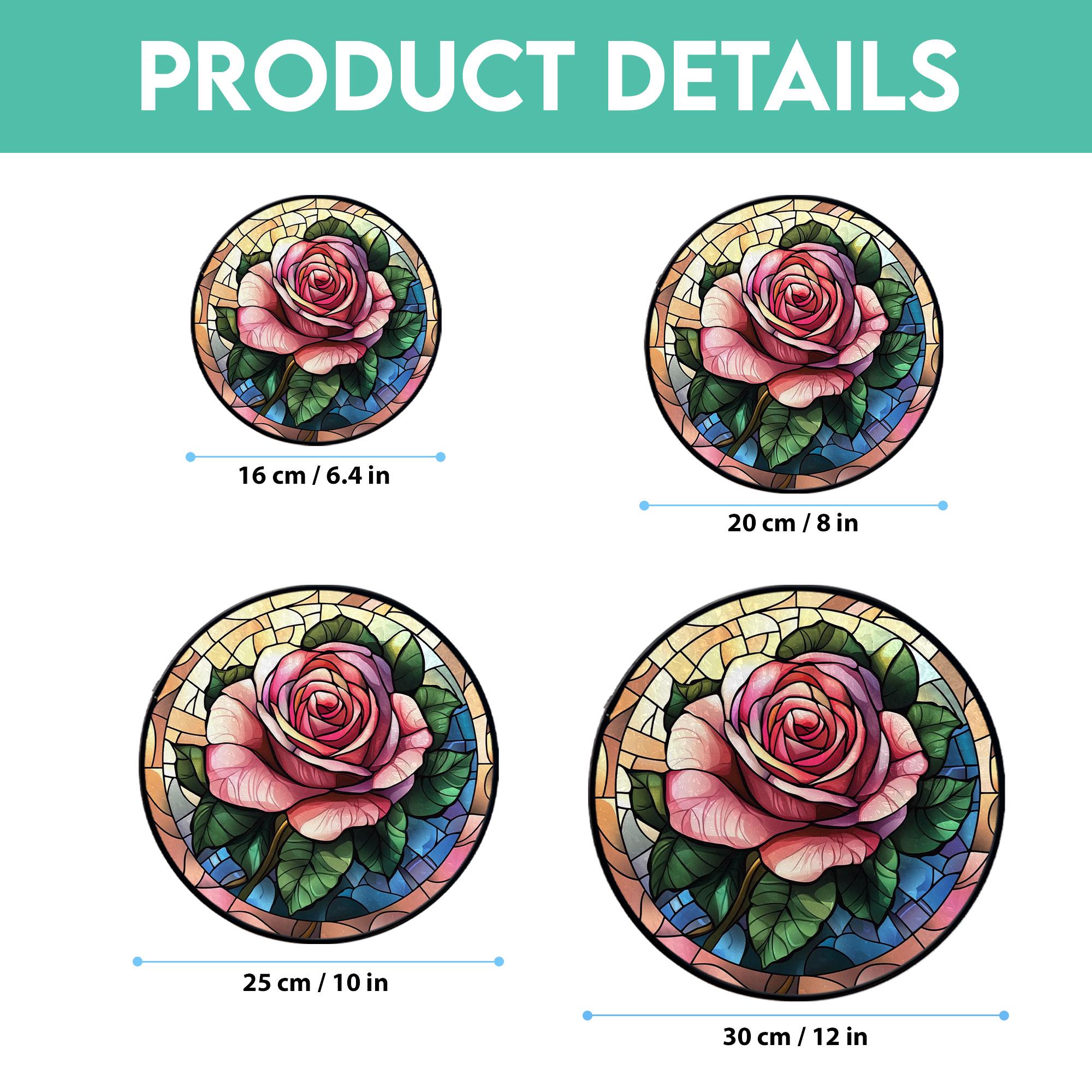 Pannello in vetro colorato con papaveri rossi, 15 x 10,6 pollici. Decorazione per finestra Tiffany, acchiappasole personalizzato, regalo fatto a mano per la festa della mamma, arte del vetro - Italia