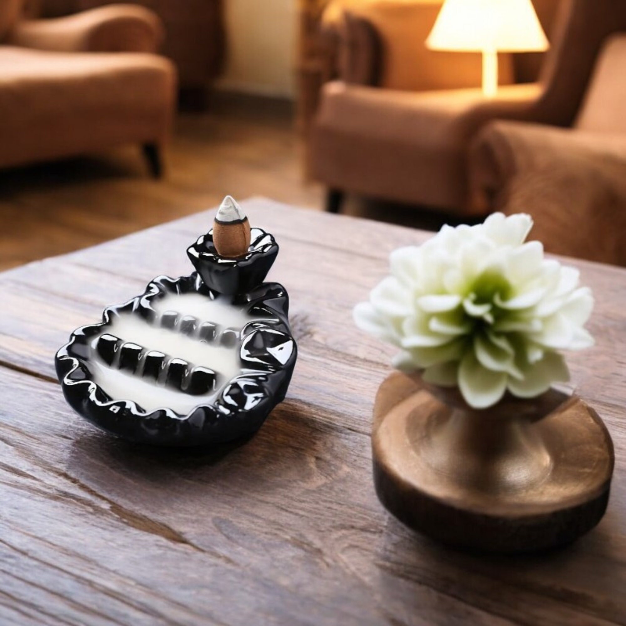 Aroma Diffuser, Diffuseur , Smoke Fountain, Miniature Fountain, Zen ...