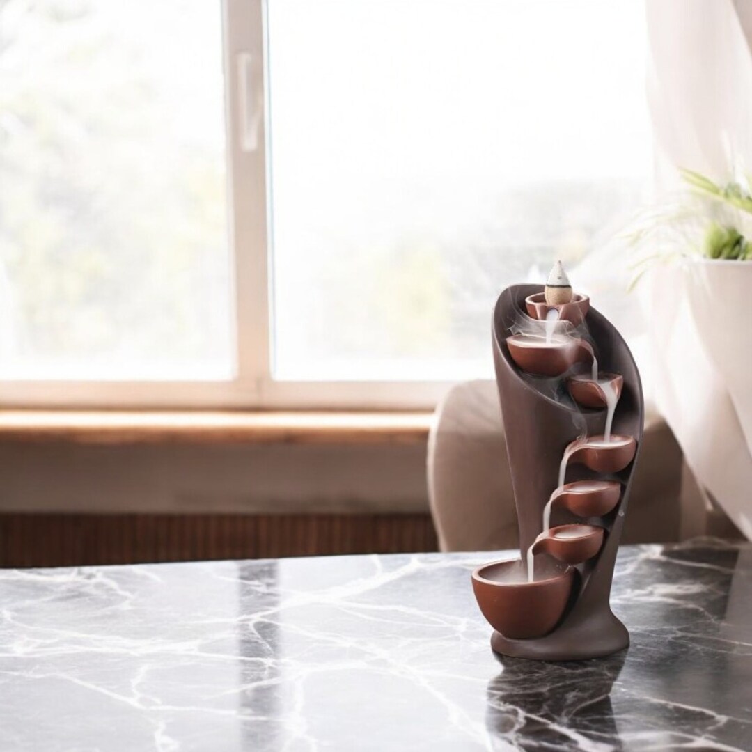 Aroma Diffuser, Diffuseur , Smoke Fountain, Miniature Fountain, Zen ...