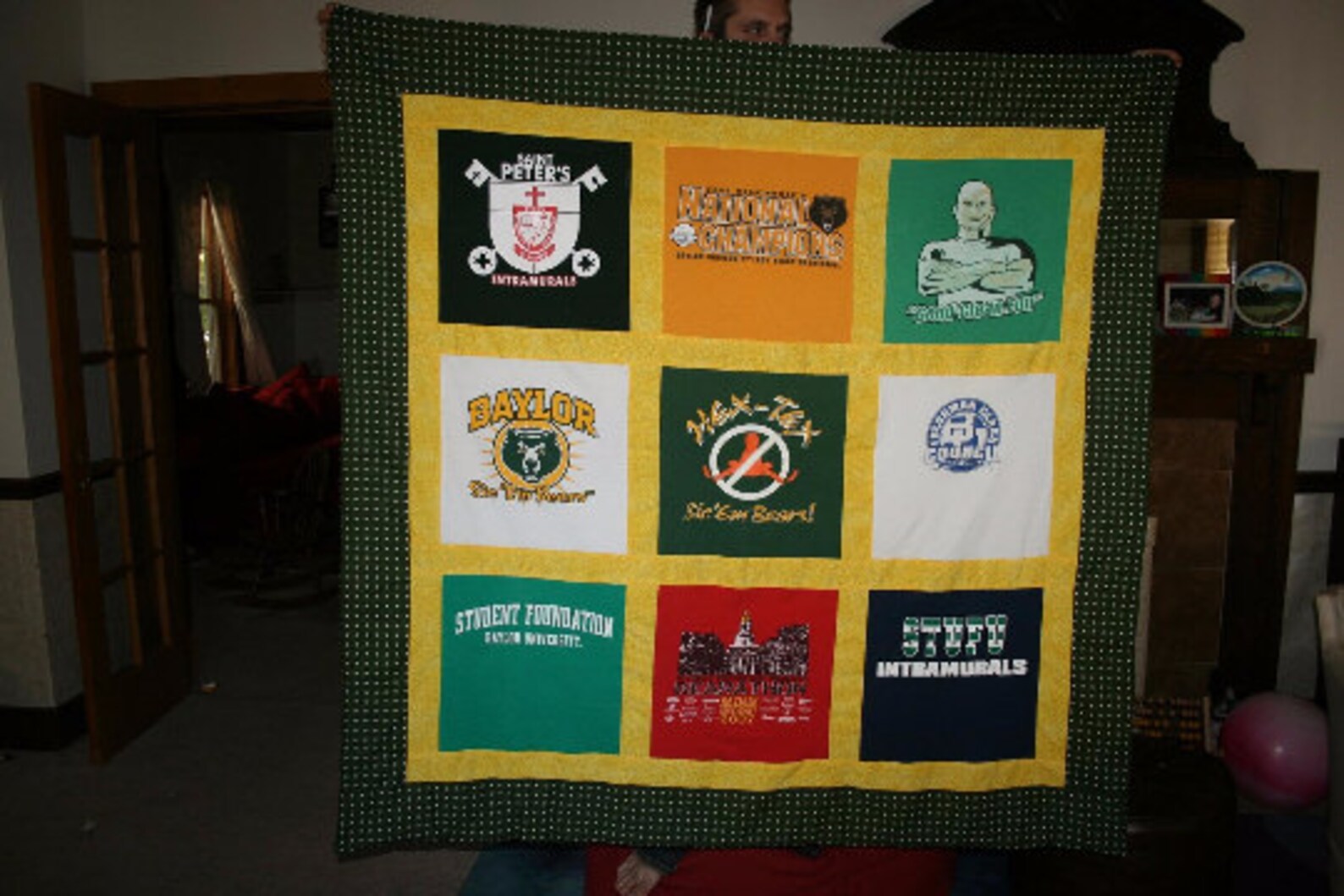 Throw Size T Shirt Quilt Etsy