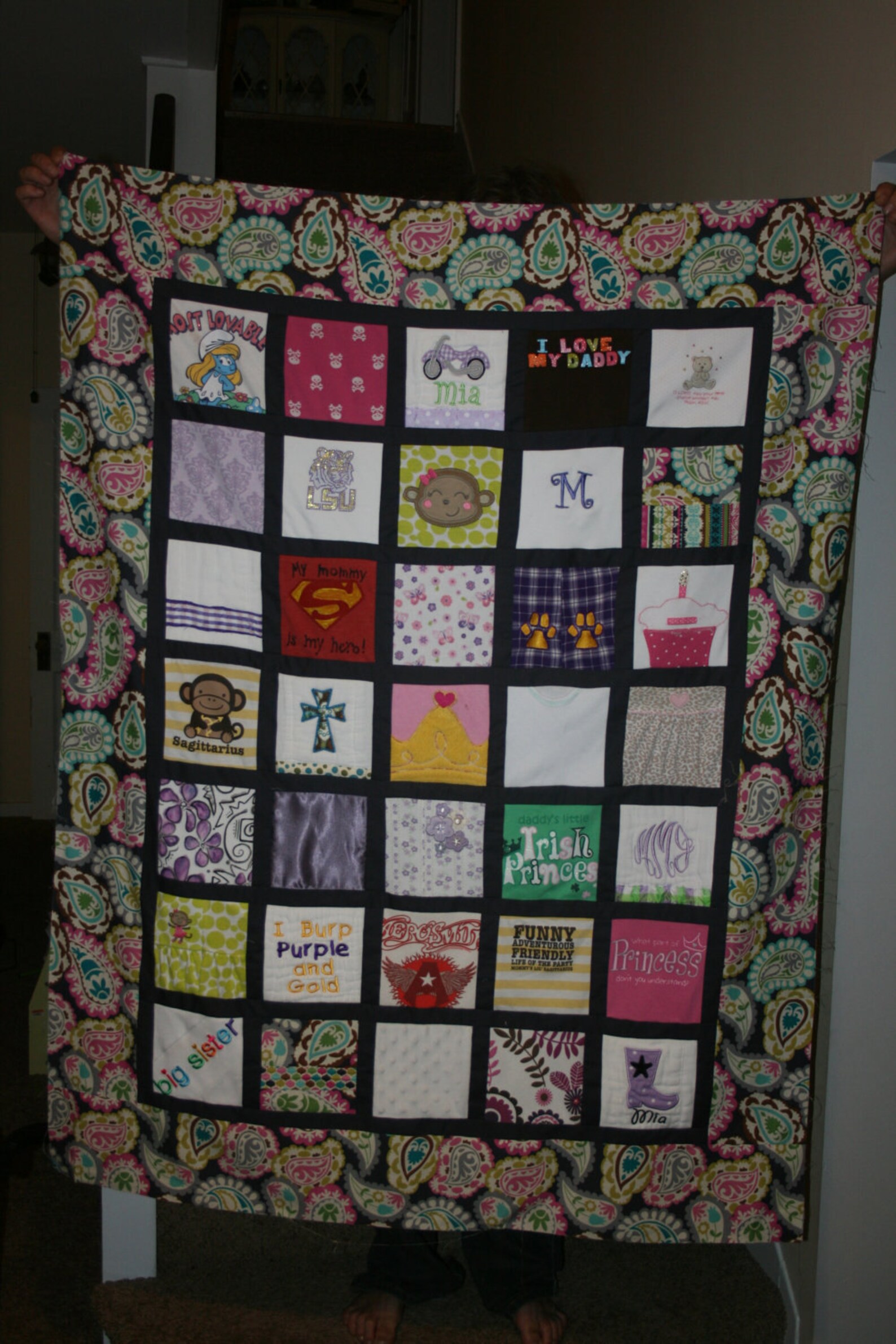 Baby Clothes Quilt 35 Items Etsy