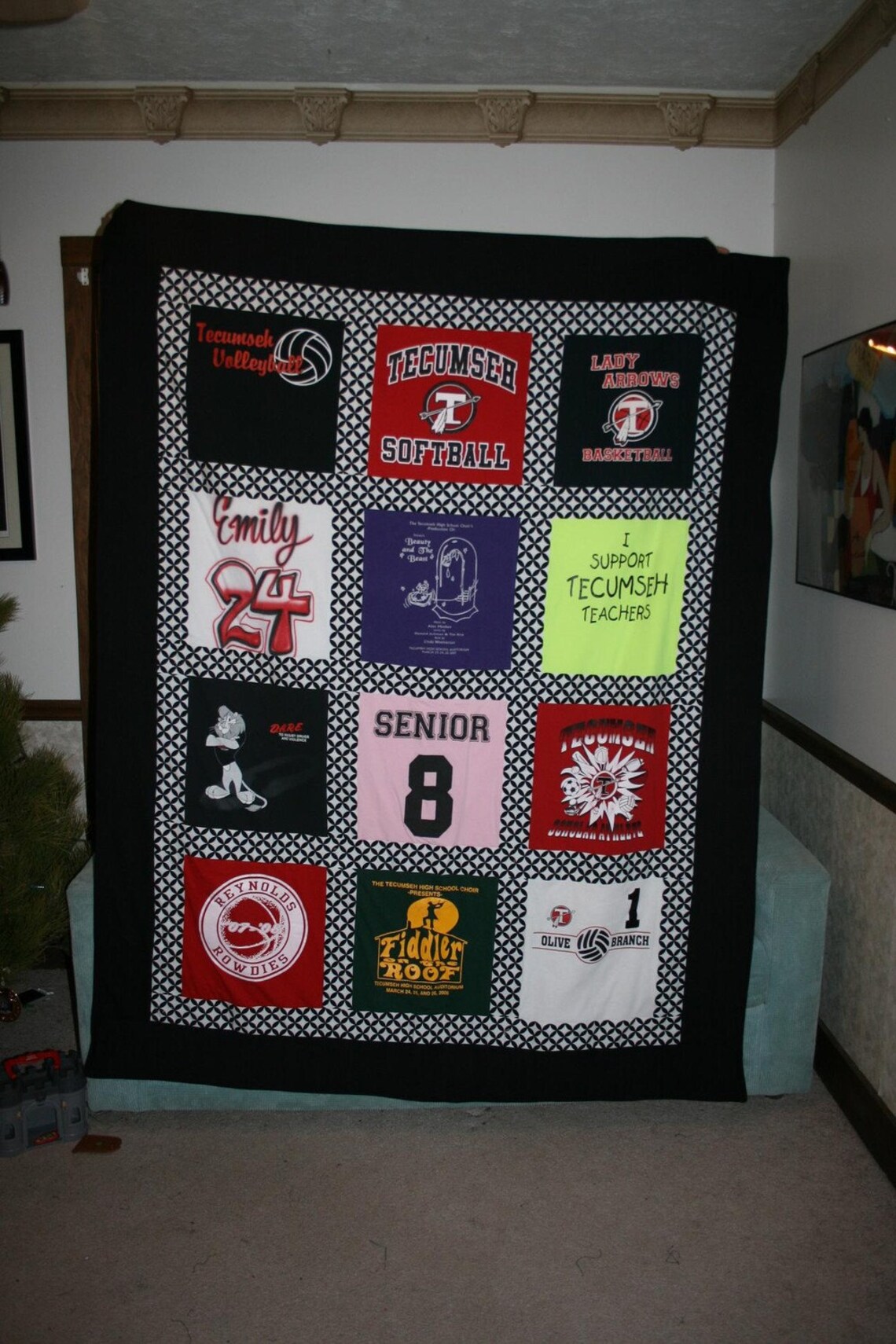 Twin Size T Shirt Quilt Etsy