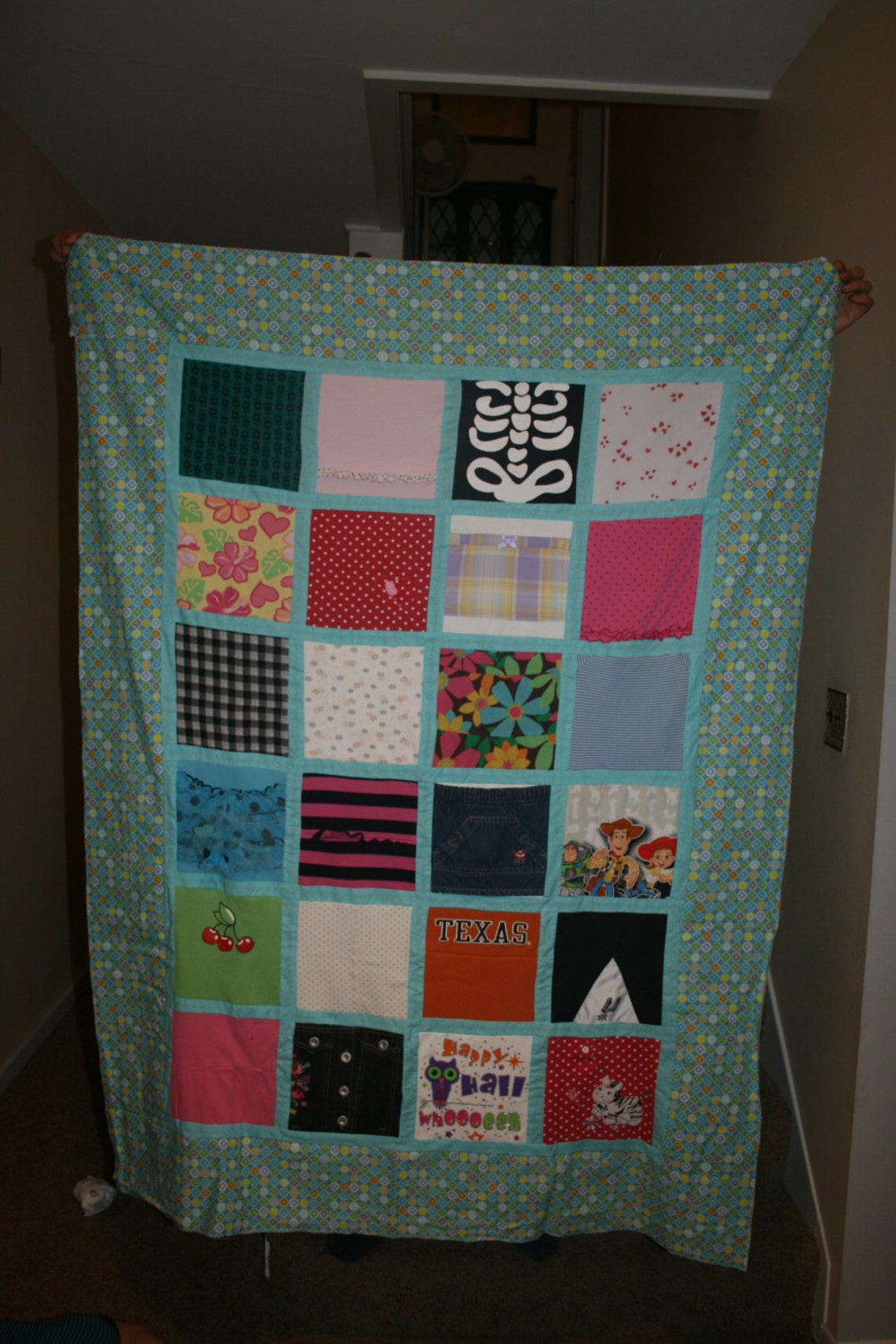 Baby Clothes Quilt 24 Items Etsy