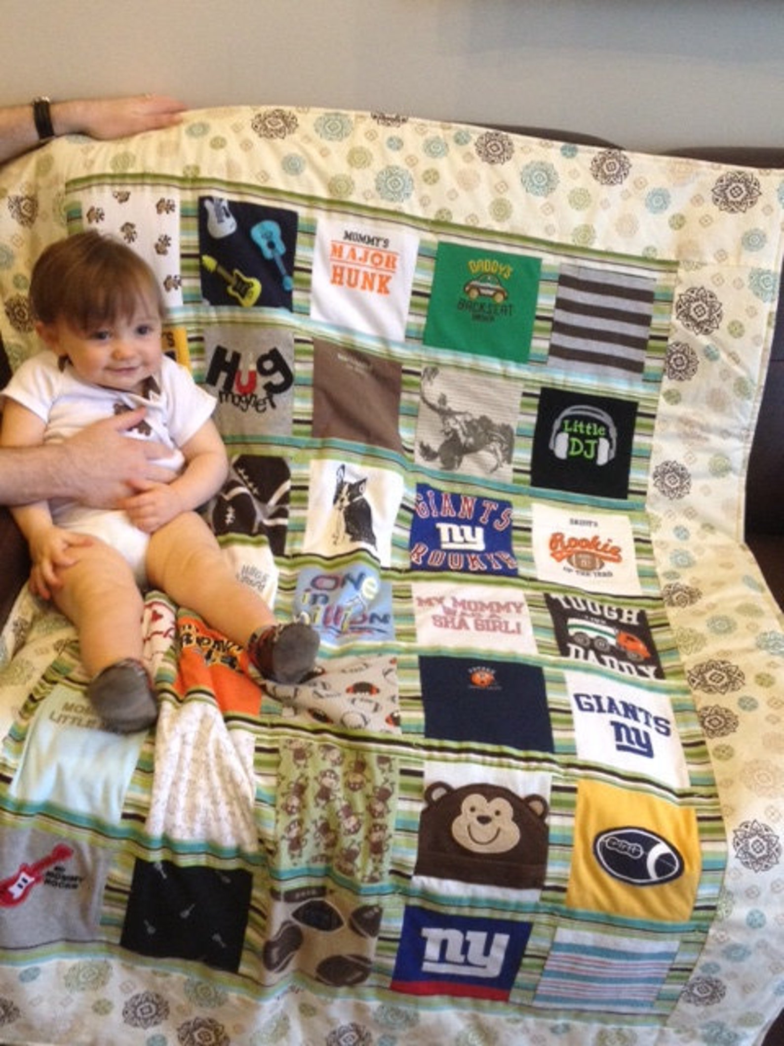 Baby Clothes Quilt 35 Items Etsy