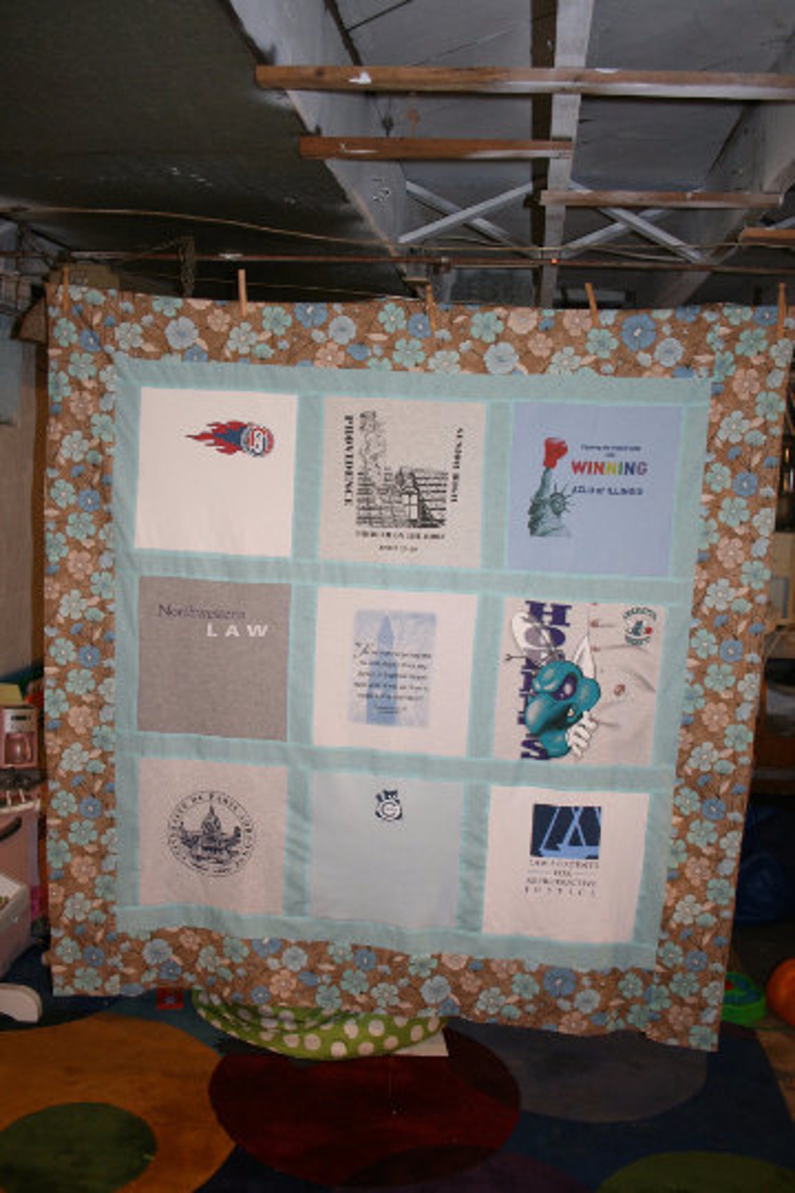 Throw Size T Shirt Quilt Etsy