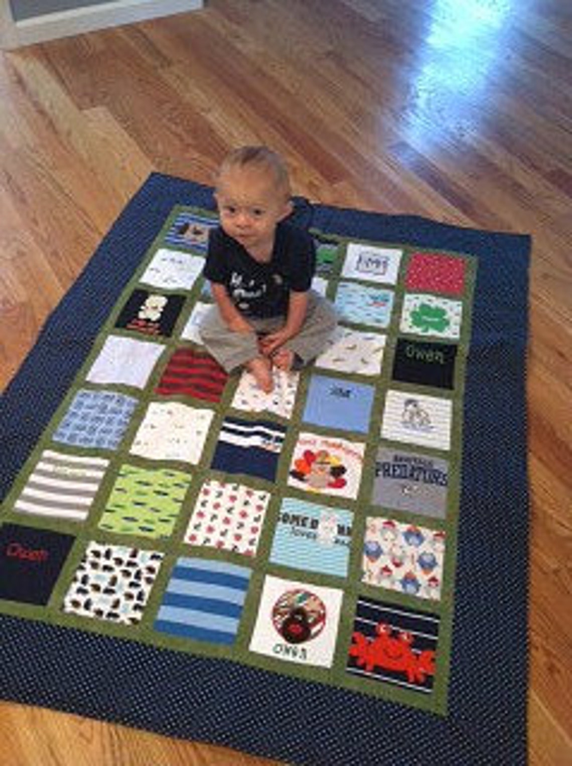 Baby Clothes Quilt 35 Items Etsy