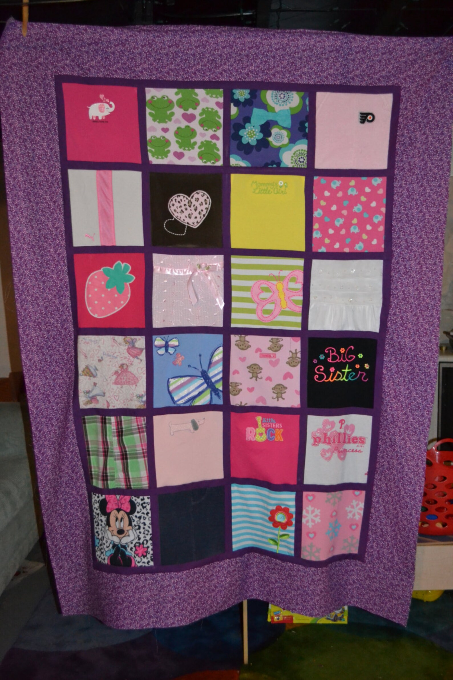 Baby Clothes Quilt 24 Items Etsy