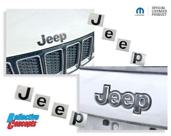 2014-2021 GRAND Cherokee - Front and Rear Jeep Emblem Overlay Stickers