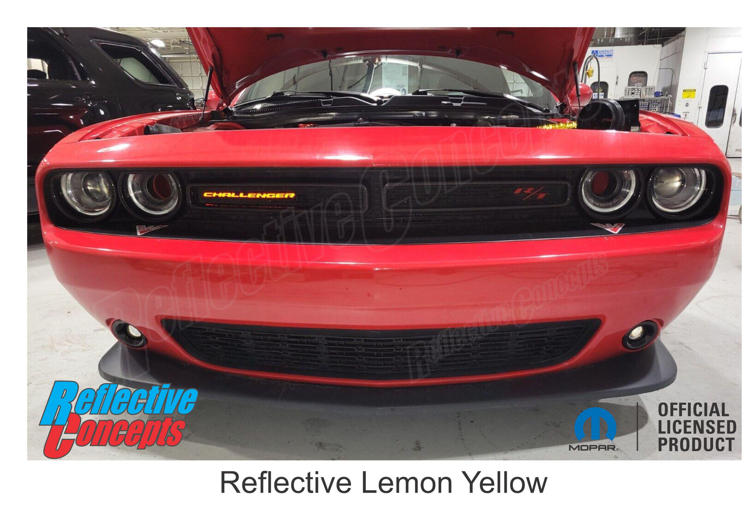 2015-2023 Challenger - CHALLENGER Grille Emblem Overlay Sticker - Etsy