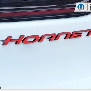 HORNET Emblem Overlay Sticker - Fits: 2023-2025 Dodge Hornet