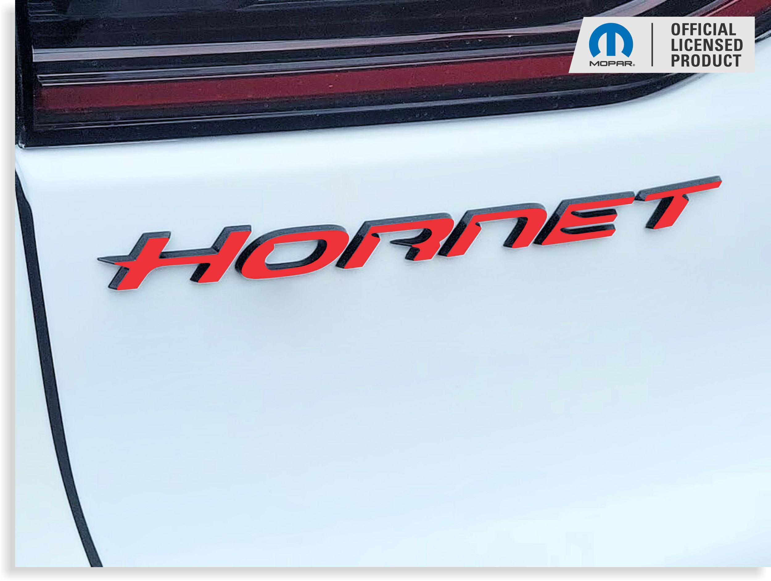 3.2L Engine Badge Emblem - Chrome & Red Metal Logo For Car Bumper, Trunk, Or Fender