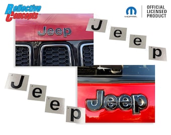2018-2026 COMPASS - Front and Rear Jeep Emblem Overlay Stickers