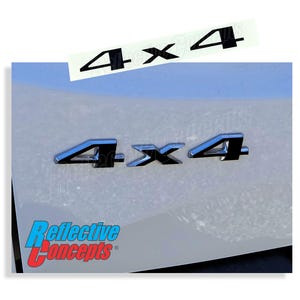 4x4 Liftgate Emblem Overlay Sticker - 2015-2023 Jeep Renegade