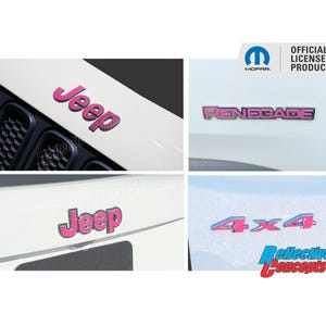JEEP RENEGADE- Emblem Overlay Sticker Set