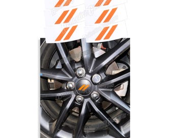 Hash Rhombus Center Cap Overlay Stickers - 2017-2023 Charger