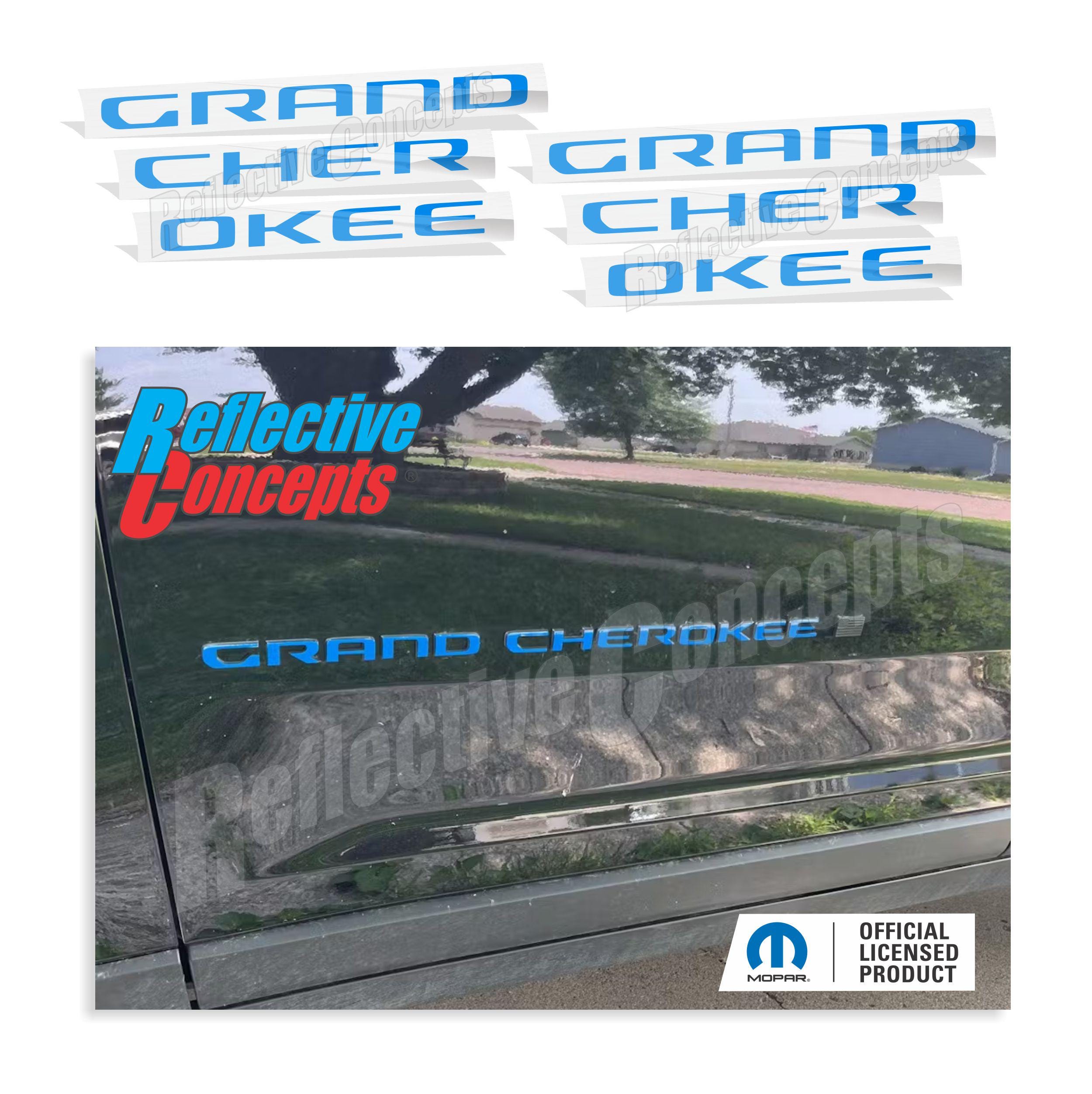 2022-2025 Grand Cherokee - GRAND CHEROKEE Door Emblem Overlay