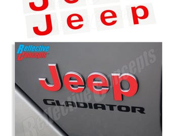 2020-2025 Gladiator - Jeep Fender Emblem Overlay Stickers
