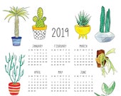 2019 Succulent Calendar