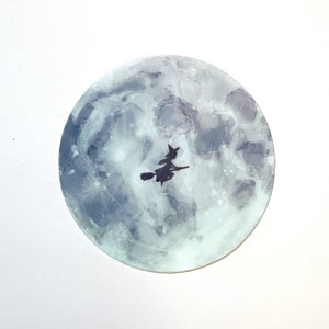 Witch Moon vinyl sticker