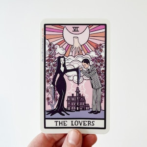Vinyl Tarot Sticker - Valentine Lovers - Limited Edition