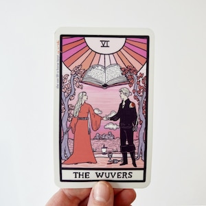 Vinyl Tarot Sticker - Valentine Wuvers - Limitierte Edition