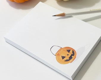 Pumpkin Note Pad - 100 Sheets - A2 sized Halloween stationery