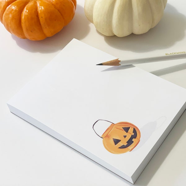 Pumpkin Note Pad - 100 Sheets - A2 sized Halloween stationery