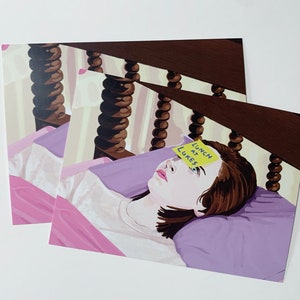 Lunch at Luke&#39;s - 5x7 Postcard - Rory Gilmore fan art - Set of 2