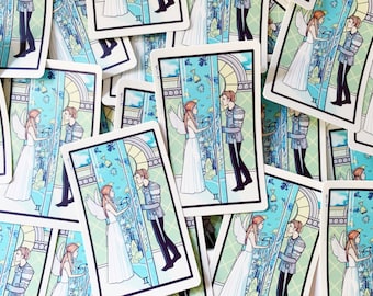 Vinylsticker - twee kopjes omgekeerd - Romeo + Juliet