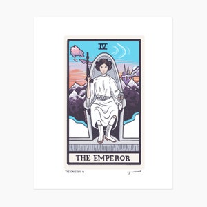 The Emperor IV - Large Tarot Print - 8x10 or 11x14