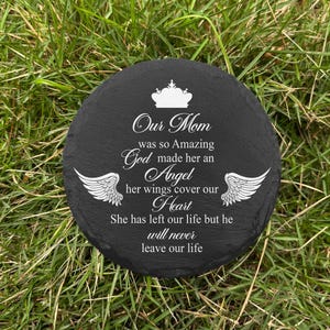 Personalized Memorial Stone, Human Grave Marker, Mom Memorial Stone, Mother Sympathy Gifts, Remembrance Stone, Loss Of Mom Gifts