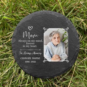 Mom Memorial Stone, Human Grave Marker, Memory of Loved Mom, Loss Of Mom Sympathy Gifts, Mother Remembrance Gifts, Mom Loss Gifts