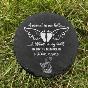 Memorial Stone For Loss Of Siblings, Baby Loss Sympathy, Angel Baby Memorial, Stillbirth Miscarriage Baby Keepsake, Infant Loss Memorial