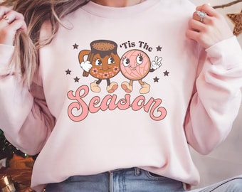 Mexicaanse vakantiesweater kerstcadeau Pan Dulce liefhebber koffieliefhebber feestelijke outfit gezellige winterkleding cultureel cadeau vrouwen meisje