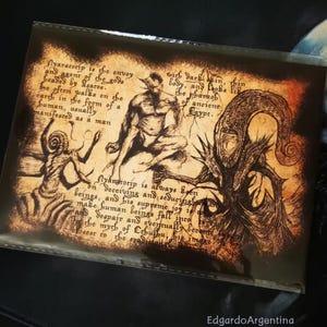 Collection de cartes à thème Nyarlathotep, série Cthulhu, style réaliste, art Nyarlathotep, cadeau pour les fans de Cthulhu, cadeau incroyable