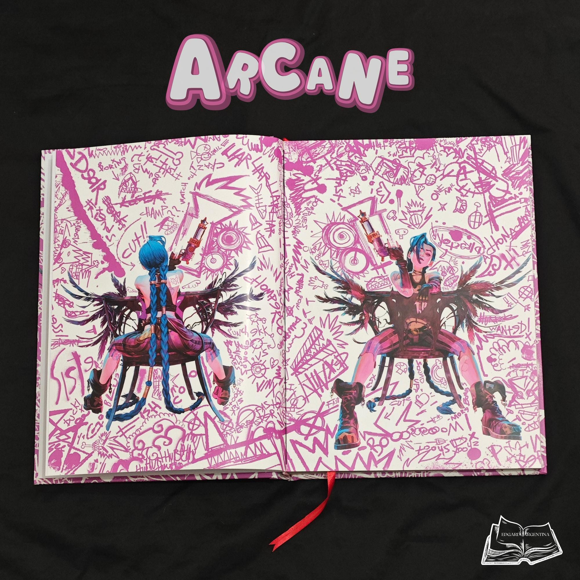 ARCANE アーケイン アートブック 英語版 The Art and Making of Arcane by Elisabeth Vincentelli