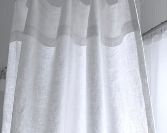 white linen shower curtain sheer pure white linen shower curtain shower curtain etsy white linen shower curtain sheer pure white linen shower curtain shower curtain etsy