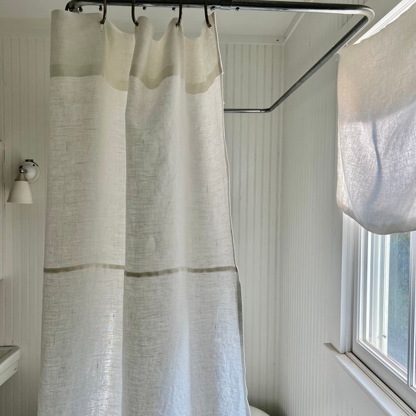 White Ruffle Curtain Etsy