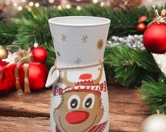 Reindeer Vase